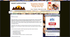 Desktop Screenshot of desertsupersitters.com